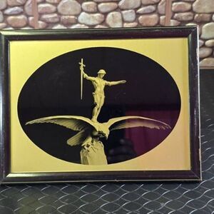 Framed Artwork featuring a STYLIZED RENDITION of the STATUE OF LIBERTY